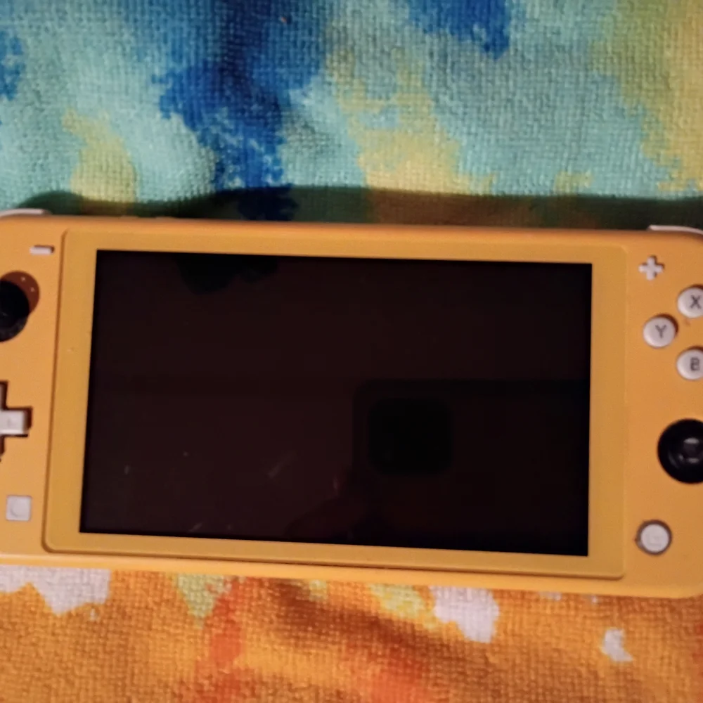 Portable Yellow Gaming Console